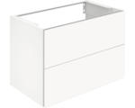 Hornbach Waschbeckenunterschrank Keuco X-Line 80x60,5x49 cm ohne Waschbecken weiß glänzend