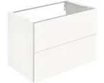 Hornbach Waschbeckenunterschrank Keuco X-Line 80x60,5x49 cm ohne Waschbecken weiß glänzend