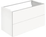 Hornbach Waschbeckenunterschrank Keuco X-Line 100x60,5x49 cm ohne Waschbecken weiß glänzend