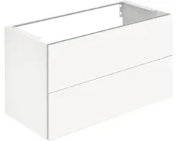 Waschbeckenunterschrank Keuco X-Line 100x60,5x49 cm ohne Waschbecken weiß glänzend