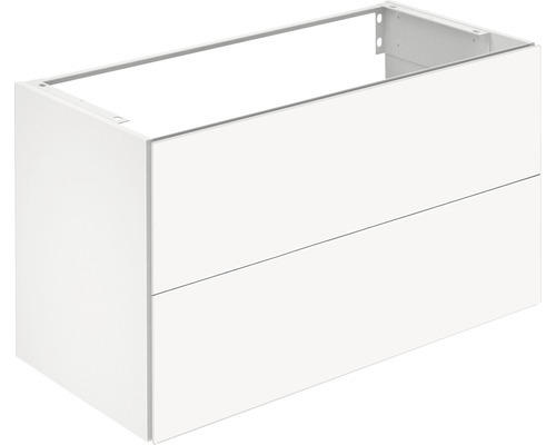 Waschbeckenunterschrank Keuco X-Line 100x60,5x49 cm ohne Waschbecken weiß glänzend