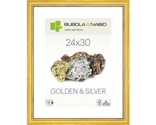 Bilderrahmen Holz Marisa gold 24x30 cm