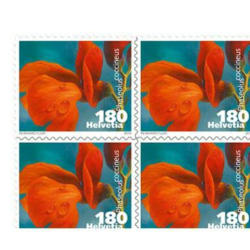 Timbres CHF 1.80 «Haricot d'Espagne», Feuille de 10 timbres