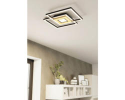 LED Deckenleuchte Eglo MARINELLO 17 W einstellbares Weiß 3-flammig IP 20 schwarz/braun ( 99659 )