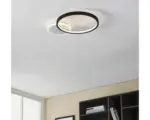 Hornbach LED Deckenleuchte Eglo GAFARES 15 W einstellbares Weiß 1-flammig IP 20 weiß/schwarz ( 900421 )