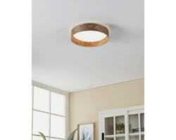 LED Deckenleuchte Eglo LUPPINERIA 24 W 1-flammig IP 20 braun ( 900463 )