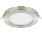 Hornbach LED Einbauleuchte Eglo FUEVA FLEX LED 5,5 W 3000 K 650 lm 1-flammig Ø 11,7 cm nickel-matt IP 20 1 Stück ( 900933 )