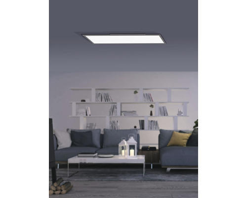 LED Deckenleuchte Eglo SALOBRENA 1 35,5 W kaltweiß 1-flammig IP 20 schwarz ( 75566 )