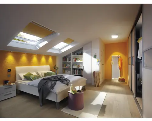 LED Panel Lunar chrom-matt mit Leuchtmittel 1-flammig 1600 lm 3000 K warmweiß Ø 400 mm