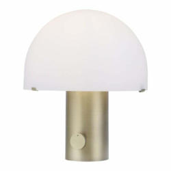 Lampe de table DIPPER, matériau composite, laiton