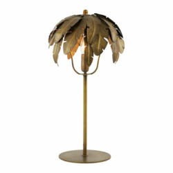 Lampe de table PALMU, métal, bronze