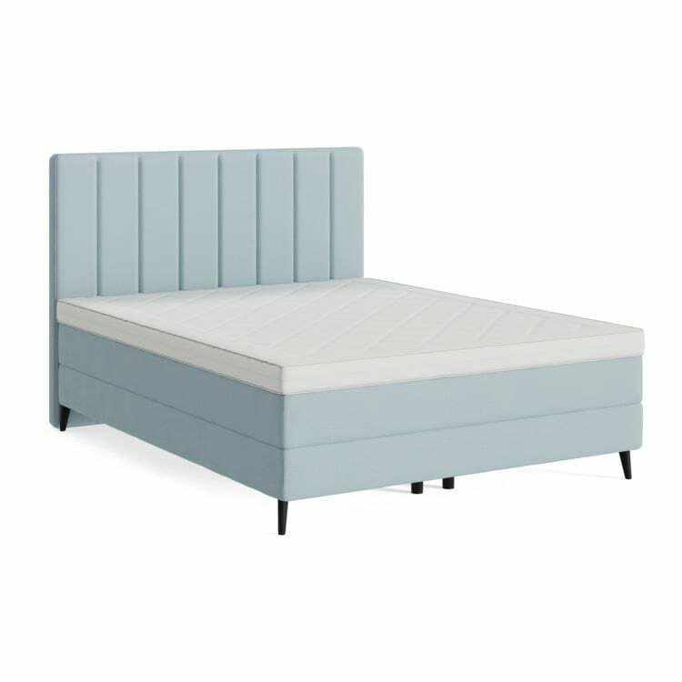Letto Boxspring Nylund, tessile, pura turquoise, 160x200 cm