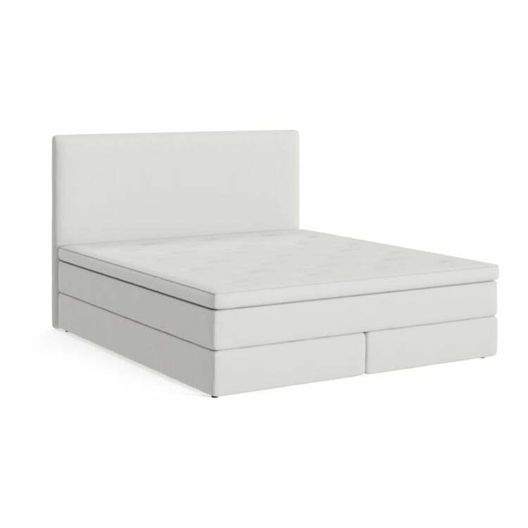 Letto Boxspring Nylund, tessile, matiss offwihite, 180x200 cm