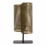 Pfister Lampe de table MACI, métal, bronze