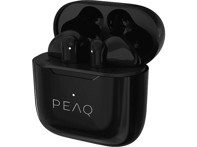 Peaq PTW-3000-BK True Wireless Kopfhörer, Schwarz