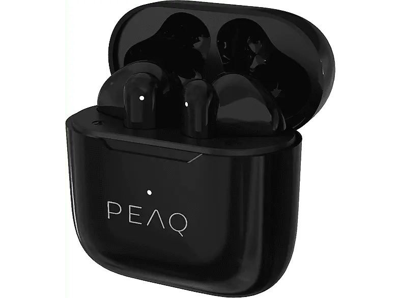 Peaq PTW-3000-BK True Wireless Kopfhörer, Schwarz