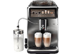 Saeco SM8889/00 Xelsis Suprema Kaffeevollautomat (Titan, aus Keramik, 15 bar, externer Milchbehälter)