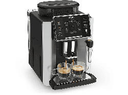Krups EA 910E Sensation Kaffeevollautomat mit Brühgruppe aus Metall (Alu Black, Edelstahl-Kegelmahlwerk, 15 bar) mit 5 Jahre Geräteschutz