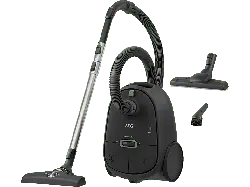 AEG AB61C2OKO clean 6000 ÖKO Bodenstaubsauger mit Beutel (77 dB(A), maximale Leistung: 650 Watt, Granite Grey Recycled)