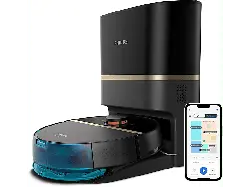 Philips XU7100/01 HomeRun 7000 Series Aqua Saug- und Wischroboter inkl. Entleerungsstation (Tiefschwarz, Laufzeit: Bis zu 180 Minuten, 65 dB(A))