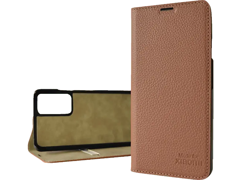 Xiaomi Marc Bookcover, für Xiaomi Redmi Note 11 Pro/11 Pro 5G, Cognac; Schutzhülle