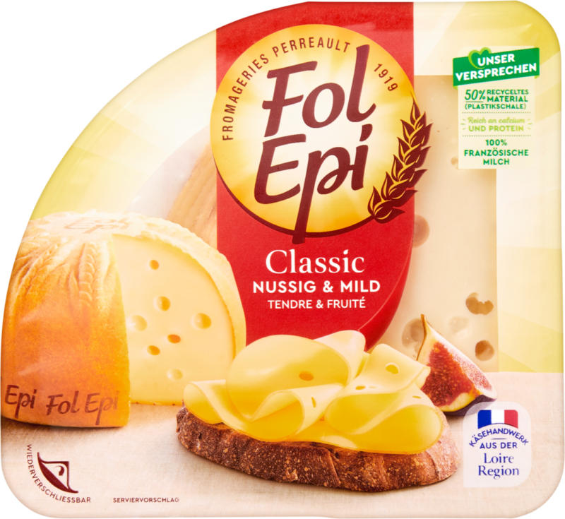 Fol Epi Käse Classic, in Scheiben, 300 g