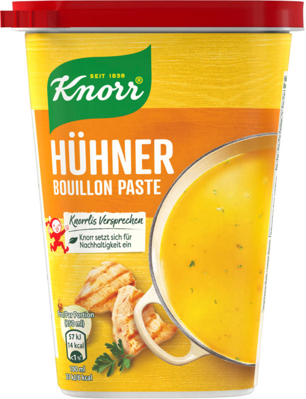 Knorr Hühnerbouillon Paste, 500 g