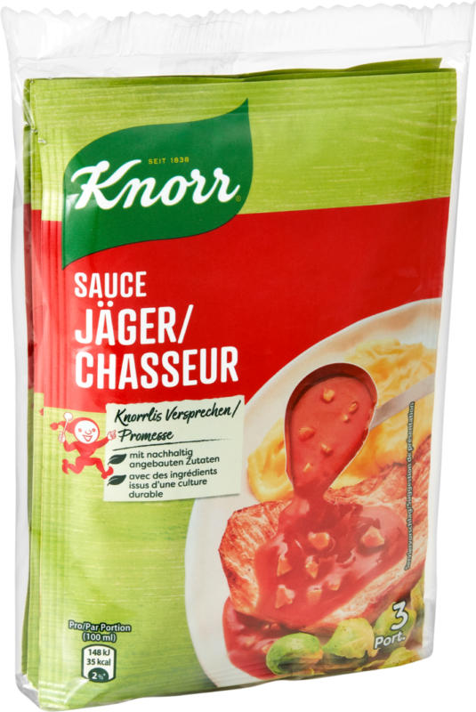 Sauce chasseur Knorr, 3 x 30 g