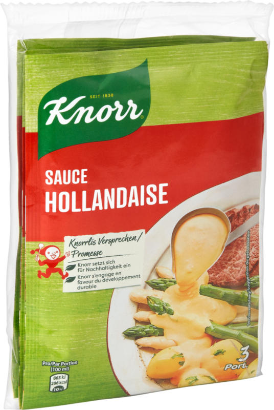 Knorr Sauce Hollandaise, 3 x 22 g