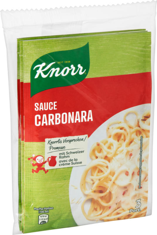 Knorr Sauce Carbonara, 3 x 28 g