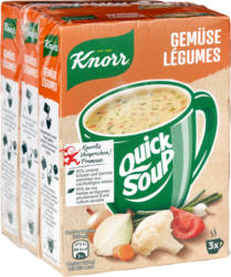 Quick Soup Légumes Knorr, 3 x 44 g