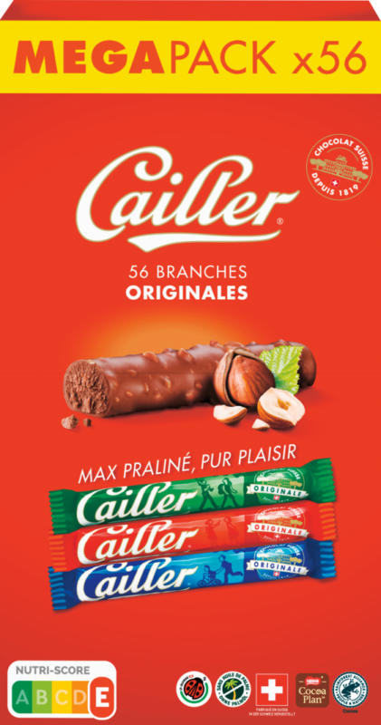 Cailler Branches Originales Milch, 56 x 23 g