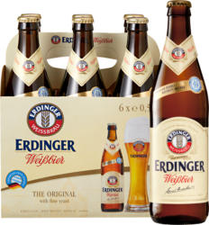 Bière blanche Erdinger, 6 x 50 cl