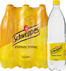 Schweppes Indian Tonic, 6 x 1 Liter