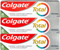 Dentifrice Total Colgate, 3 x 75 ml