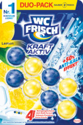 Palline profumate Kraft-Aktiv Lemon WC Frisch, 2 x 50 g