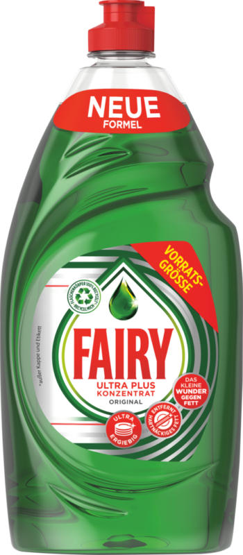Detersivo per stoviglie a mano Original Fairy , Ultra Plus Concentrato, 900 ml