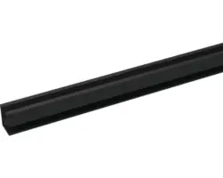 Vorhangschiene Smart Profil-Set 1-läufig schwarz 160 cm