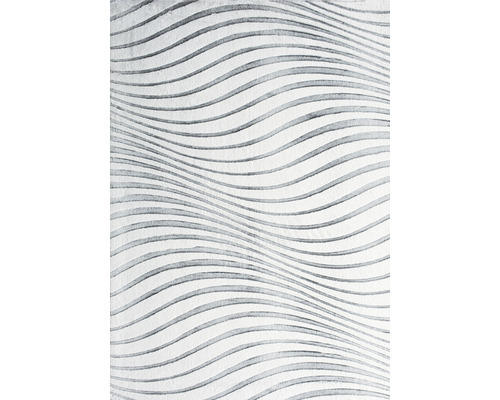 Teppich Cutout Wave silber 140x200 cm