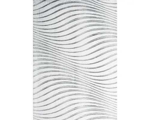 Teppich Cutout Wave silber 140x200 cm