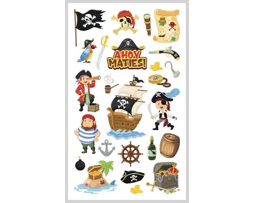 Ministicker Kinder Piraten 25-tlg.