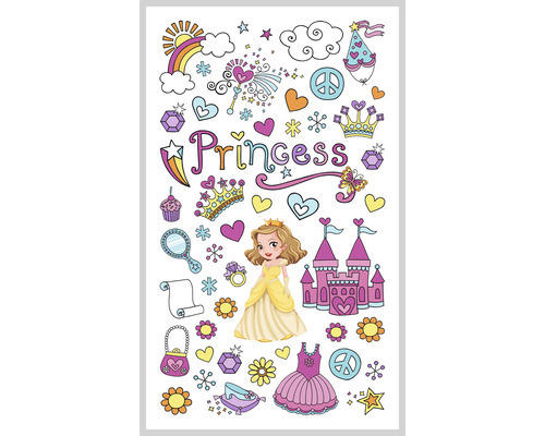 Ministicker Kinder Prinzessin 44-tlg.