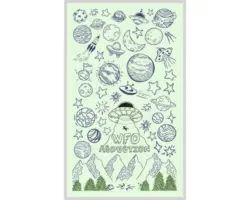 Ministicker Kinder Kosmos 47-tlg.