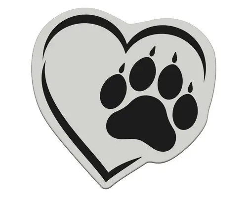 Ministicker 3D Herz 1-tlg.