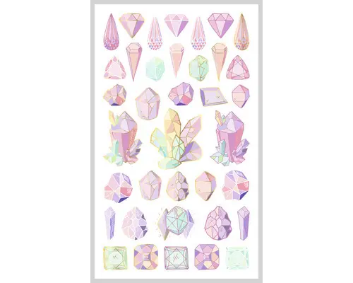 Ministicker Kinder Kristall 37-tlg.