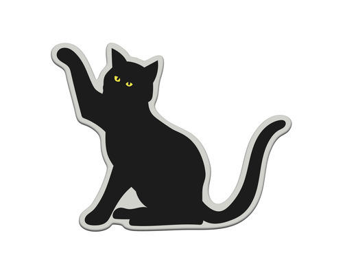 Ministicker 3D Katze 1-tlg.