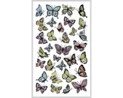 Ministicker Kinder Schmetterlinge32-tlg.