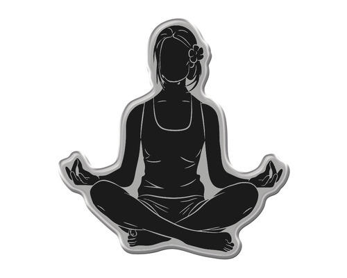 Ministicker 3D Yoga Schneidersitz 1-tlg.