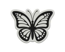 Ministicker 3D Schmetterling 1-tlg.