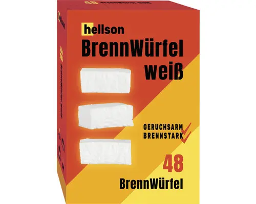 BrennWürfel hellson weiß 48 Stk.